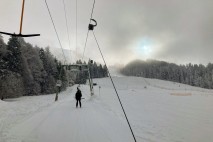 Skiausfahrt am Wintersporttag